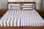 Palette Yarn-Dyed Striped Cotton Flat Bed Sheet Set
