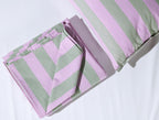 Premium Yarn-Dyed Woven Striped Bed Sheet Set