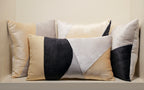 Angular Color Block Lumbar Pillow 14x24''