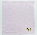 Charming  Embroidered Sunflower Napkin Set Pack Of 4 Pieces