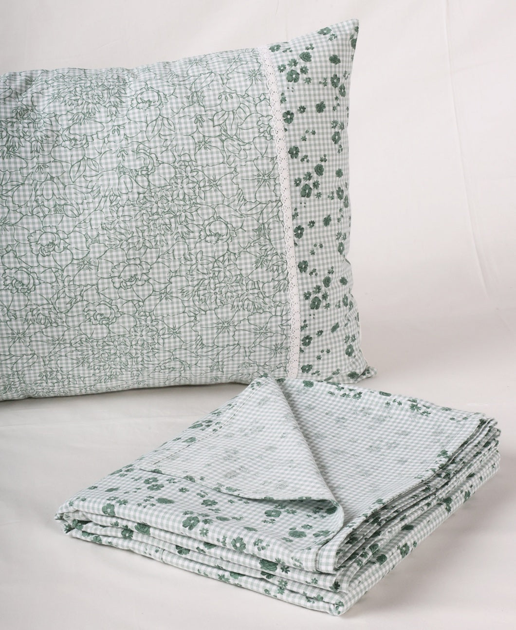 Sage Whisper Woven Fusion Bed Set