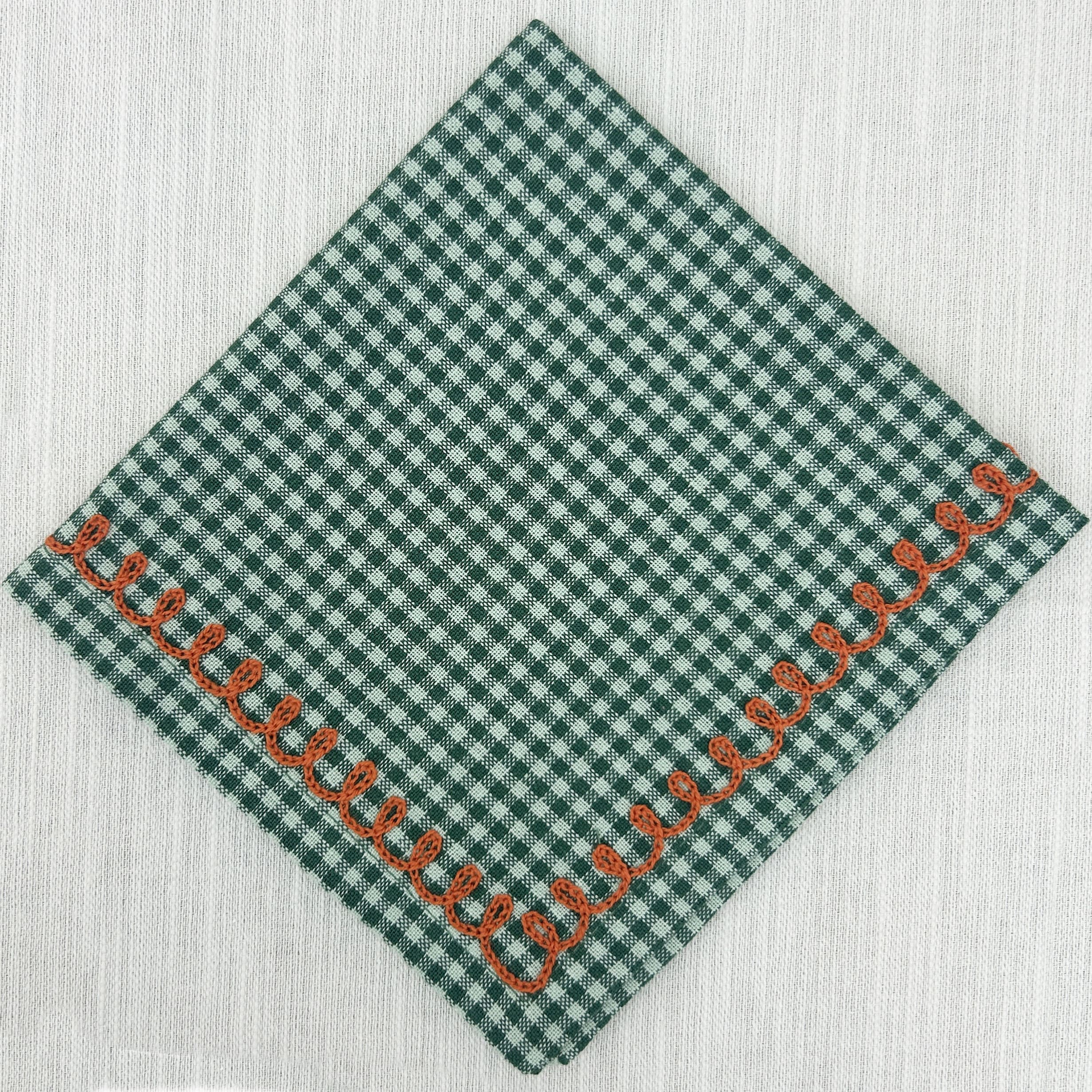 Embroidered Napkin Set Pack Of 4 Pieces
