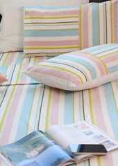 Yarn Dyed Woven striped bed sheet Set Size 102x102''