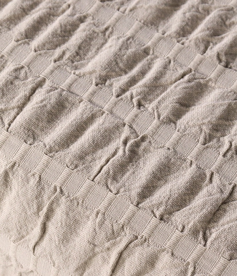 Artisanal Woven Searsucker Bed Cover Set