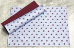 Reversible Printed Cotton Twill Placemat Set
