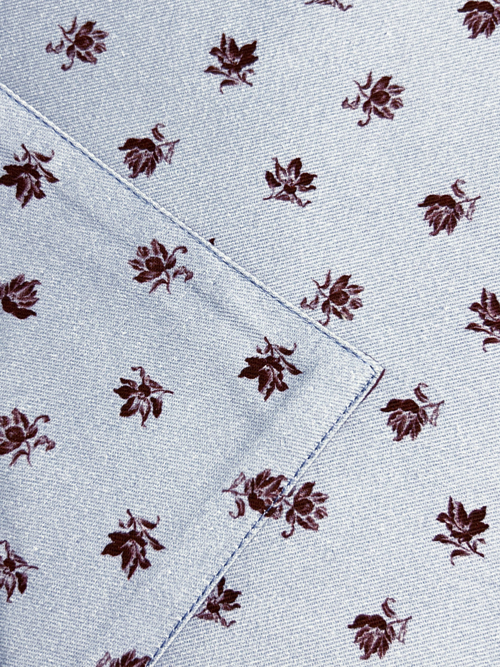 Reversible Printed Cotton Twill Placemat Set
