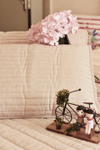 Linear Luxe Linen Blend Quilt Set