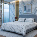 Classic Luxury Sear- Sucker Embroidered Bed Cover Set
