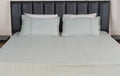 Mint Frost Woven Micro-Check Bed Sheet Set