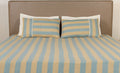 Classic Woven Herringbone Striped Bed Sheet Set
