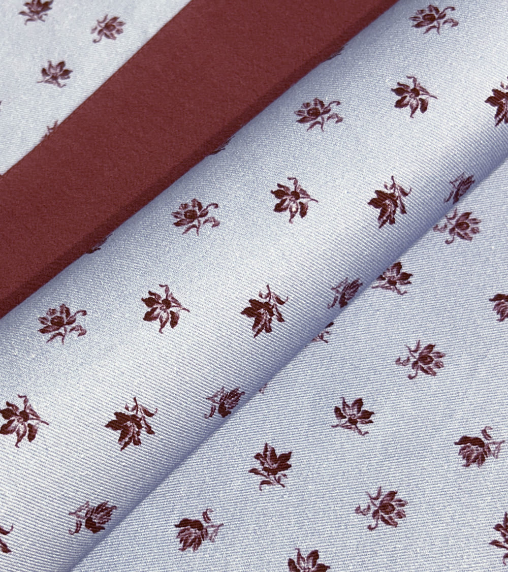 Reversible Printed Cotton Twill Placemat Set