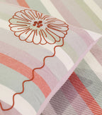 Premium Woven Cotton Stripe Flat Bed Sheet Set