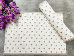 Reversible Printed Cotton Twill Placemat Set