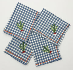 Embroidered Napkin size 18x18'' Set of 04pieces