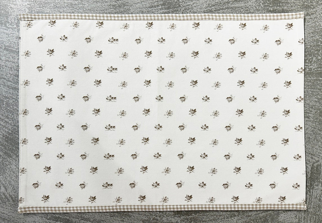 Reversible Printed Cotton Twill Placemat Set