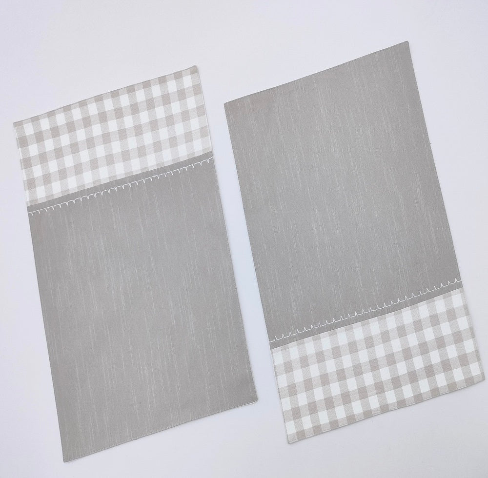 Nautical Fusion Woven Gingham Placemat Set Pack of 2 Pieces