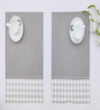 Nautical Fusion Woven Gingham Placemat Set Pack of 2 Pieces