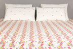 Elevate Aesthetic Cotton Printed Flat Bed Sheet Set