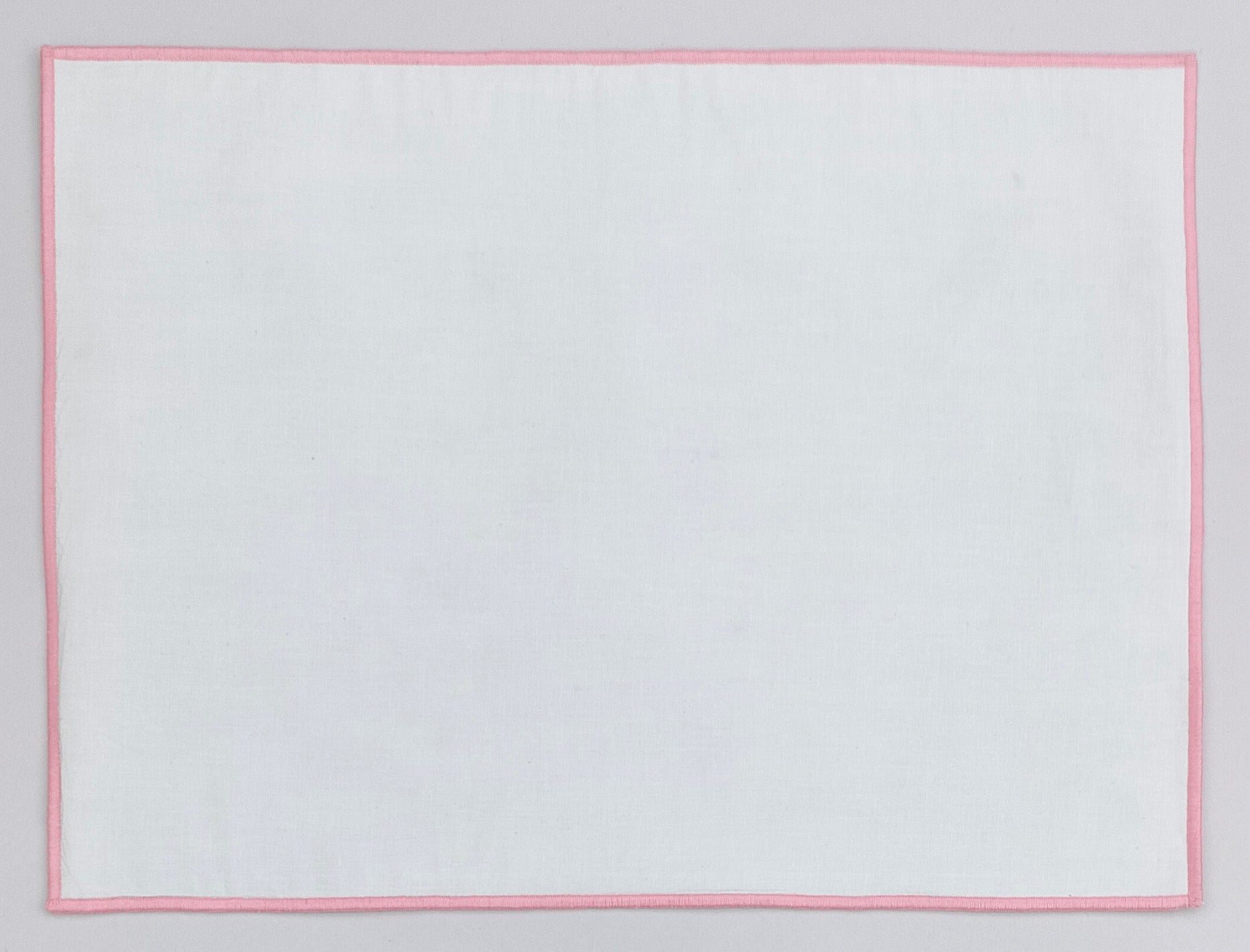 Dusty Rose Cabana Stripe Linen-Look Printed Placemat Set Pack of 2Pcs