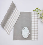 Nautical Fusion Woven Gingham Placemat Set Pack of 2 Pieces
