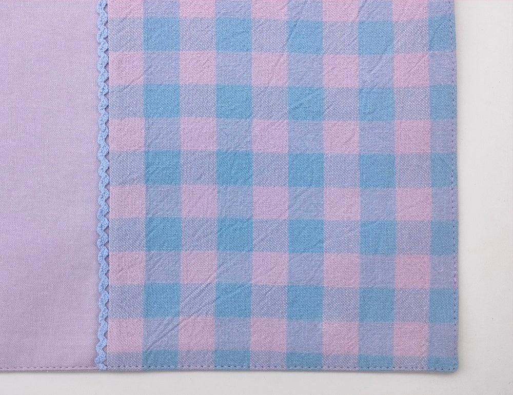 Nautical Fusion Woven Gingham Placemat Set Pack of 2 Pieces