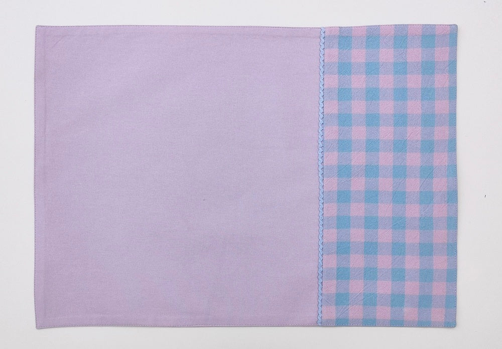 Nautical Fusion Woven Gingham Placemat Set Pack of 2 Pieces