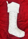 Sequin Embroidered Christmas Stocking