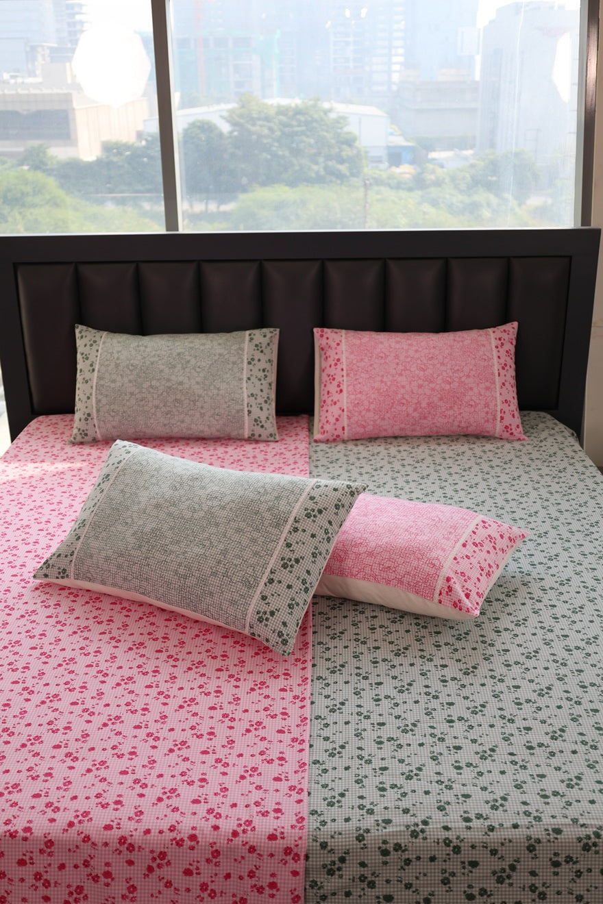 Sage Whisper Woven Fusion Bed Set