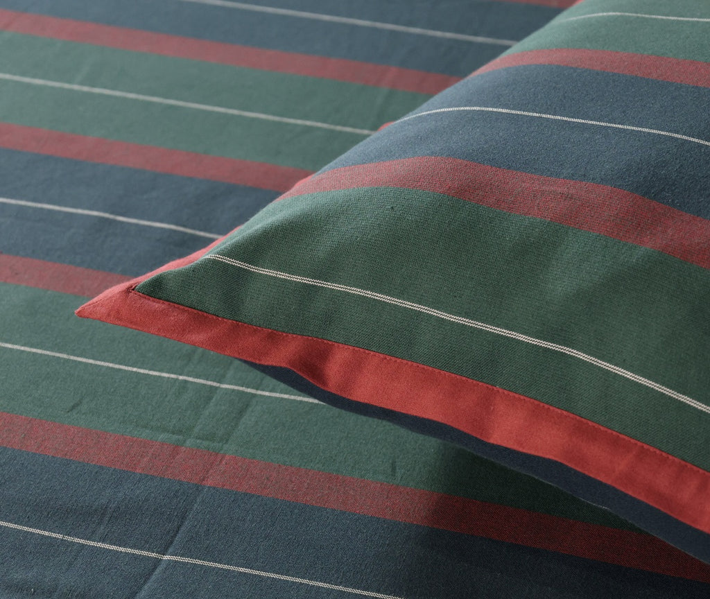 Premium Woven Dobby Striped Bed Sheet Set