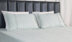 Mint Frost Woven Micro-Check Bed Sheet Set