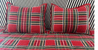 Crimson Manor Woven Plaid Quilt Set