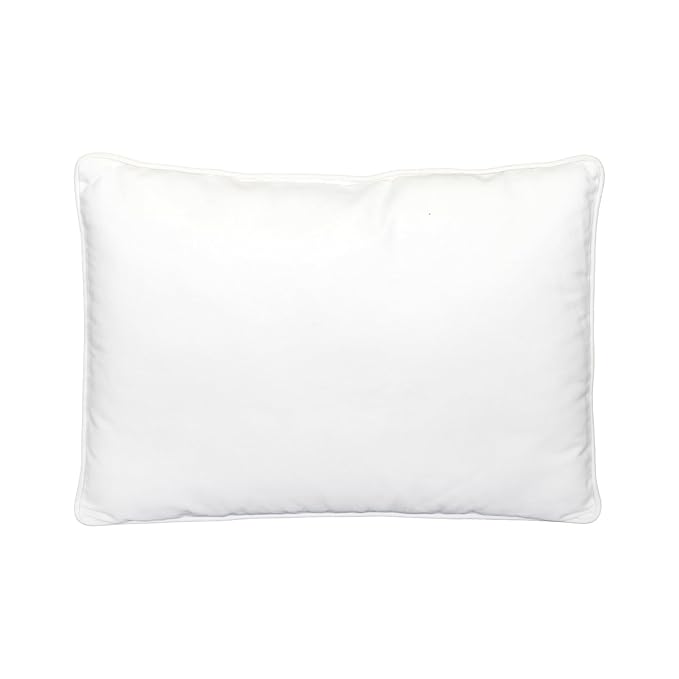 EcruE Luxury Ho Ho Ho" Embroidered Cushion with Cream Cord Piping (12x20") – Festive & Cheerful Holiday Decor | Elegant Home Décor Accent
