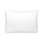 EcruE Luxury Ho Ho Ho" Embroidered Cushion with Cream Cord Piping (12x20") – Festive & Cheerful Holiday Decor | Elegant Home Décor Accent