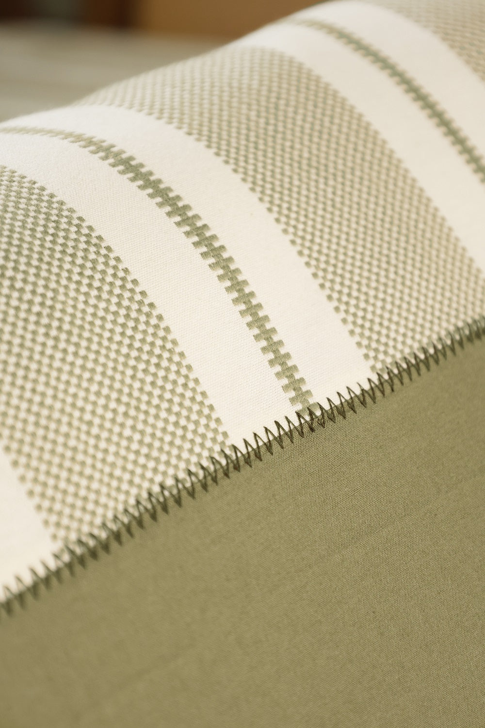 Heritage Stripe Patchwork Bed Cover Set