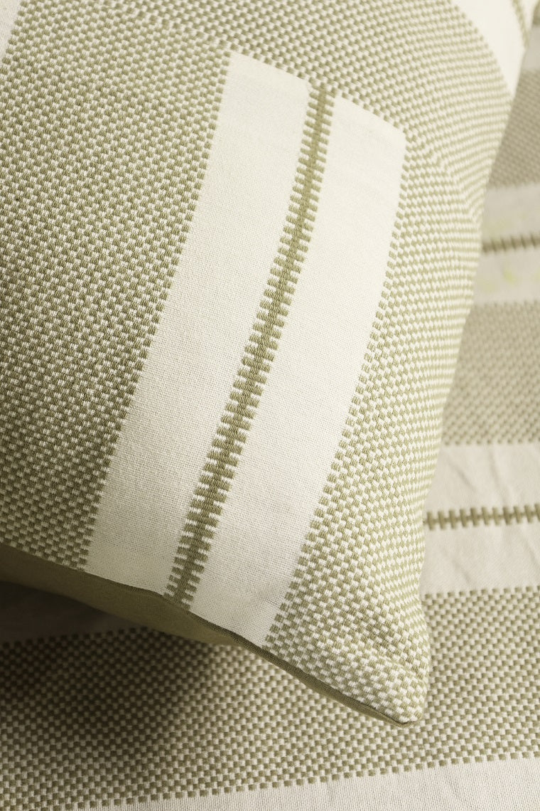 Heritage Stripe Patchwork Bed Cover Set