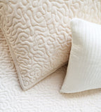 Vermicelli Designed Premium Quilt Set