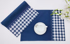 Nautical Fusion Woven Gingham Placemat Set Pack of 2 Pieces