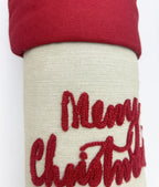 Merry Christmas Embroidered Stocking