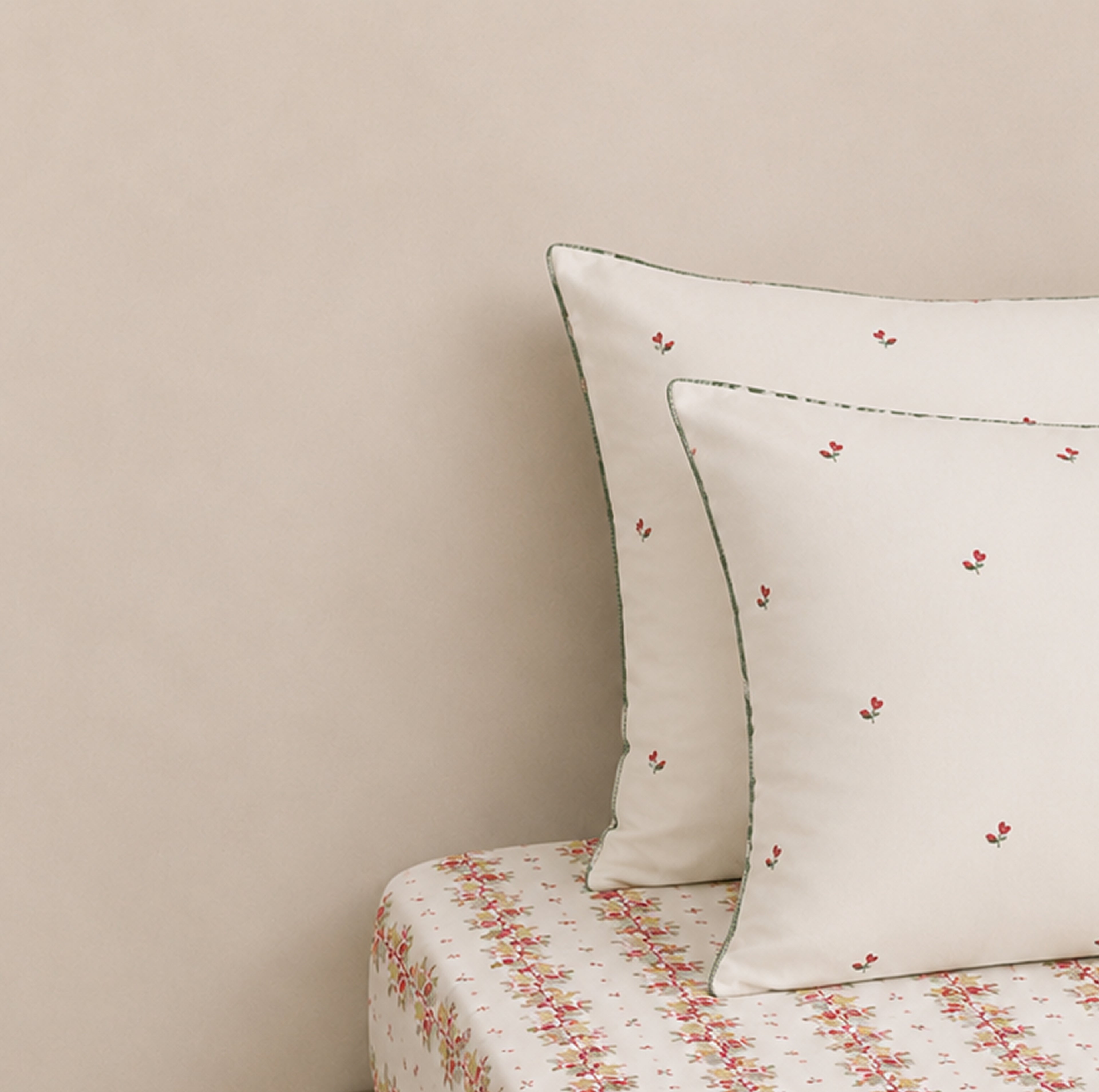 Elevate Aesthetic Cotton Printed Flat Bed Sheet Set