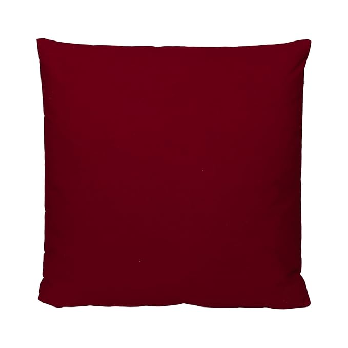 Bird Print with Embroidery Cushion – Elegant Cardinal Design (18x18")