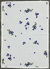 Printed Cotton Waffle Bath Towel Set Pack of 4 Pieces