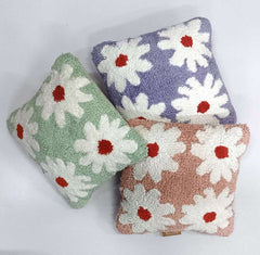 Floral Decorative Pillow 10x10''
