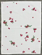 Meadow Bloom Satin-Frame Cotton Waffle Towel Set Of 4 Pieces