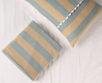 Classic Woven Herringbone Striped Bed Sheet Set