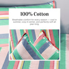 Heritage Yarn-Dyed Striped Cotton Flat Bed Sheet Set
