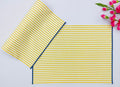 Premium Solar Stripe Woven Placemat Set Pack of 2pieces