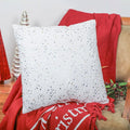 EcruE Luxury Sequins Embroidered Cushion – A Luxurious Touch of Glamour (18x18") | Elegant Home Décor Accent