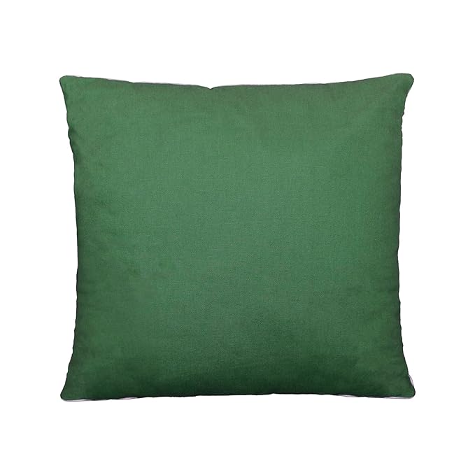 EcruE Luxury Print & Embroidered Christmas Tree Pillow – A Festive Holiday Accent (16x16") | Elegant Home Décor Accent