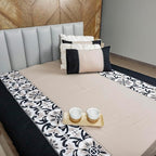 Premium Ozee Printed Cotton Bed Sheet Set
