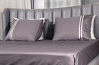 Minimalist Linear 400TC Cotton Satin Bedding Set Size 104x105